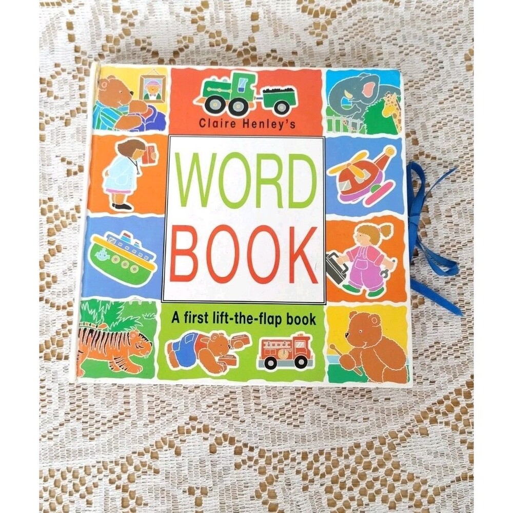 Word Book (a first lift-the-flap book) by Henley, Claire Hardback Book The Fast